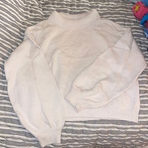 Something Navy mock neck
